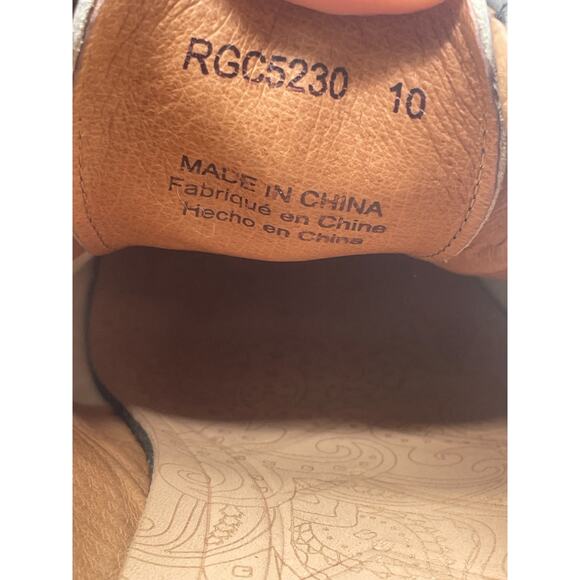 Robert Graham Wingtip Oxford Dark Camouflage Lace Up Shoes Men’s Size 10 - Picture 10 of 11